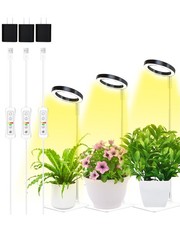 LED Grow Light Full Spectrum for Indoor Plants with Timer and Adjustable Height