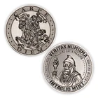 ENDURING LATIN MAXIMS – CARPE DIEM – DEATH SKULL - 1 oz .999 Fine BU SILVER