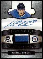 2018-19 Upper Deck The Cup Signature Materials Nikolaj Ehlers Auto 78/99 #SP-NE
