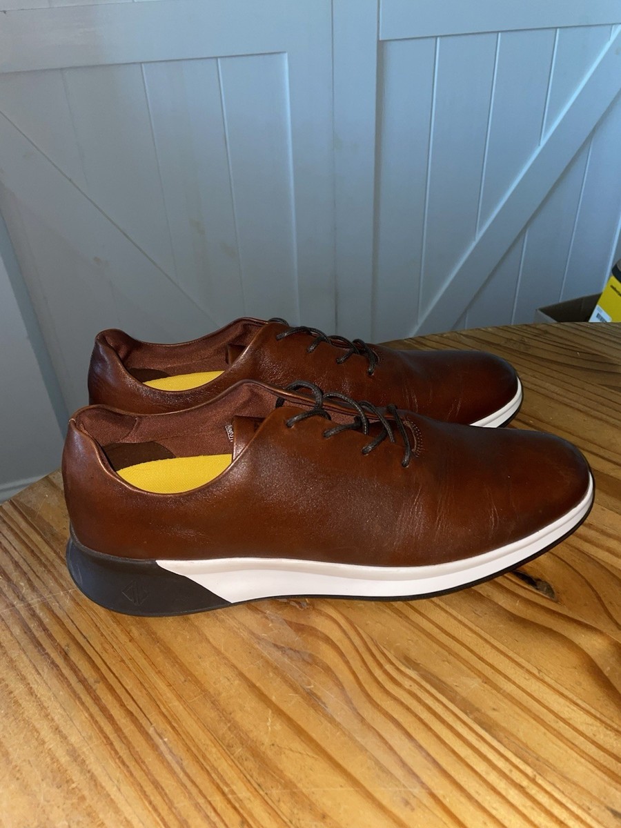 Amberjack Whole Cut Hybrid Dress Sneakers Leather Shoes Chestnut Sz 11M Amberjack Whole Cut Hybrid Dress Sneakers Leather Shoes Chestnut Sz 11M