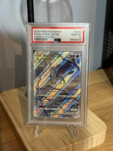 Pokémon TCG Glaceon VSTAR Crown Zenith GG40/GG70 PSA 10 Gem Mint