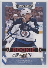2017-18 Upper Deck Compendium Rookies Blue Tucker Poolman #893 Rookie RC