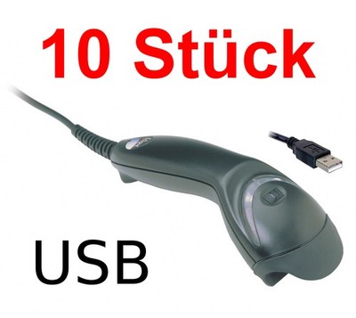 Barcodescanner Metrologic Honeywell Eclipse MS5145 MS 5145 USB schwarz 10 Stück