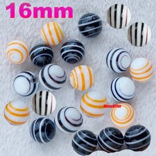 16mm Wire-Wound Coloured Glass Marbles Balls Vase Fillers Craft Decorative Beads