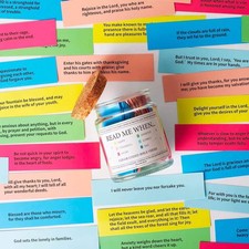 Inspirational Bible Verses In A Jar - Christian Faith Gifts
