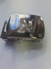Letter N Initial Belt Buckle