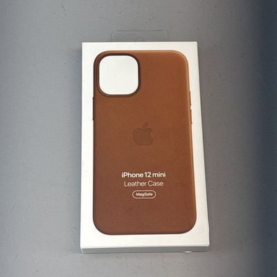 OFFICIAL GENUINE APPLE IPHONE 12 MINI LEATHER MAGSAFE CASE SADDLE BROWN NEW