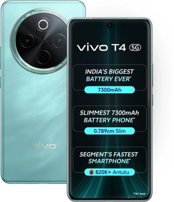vivo T4 5G (Grün 256GB 8GB) Snapdragon 7s Gen 3 5G Prozessor Global Version