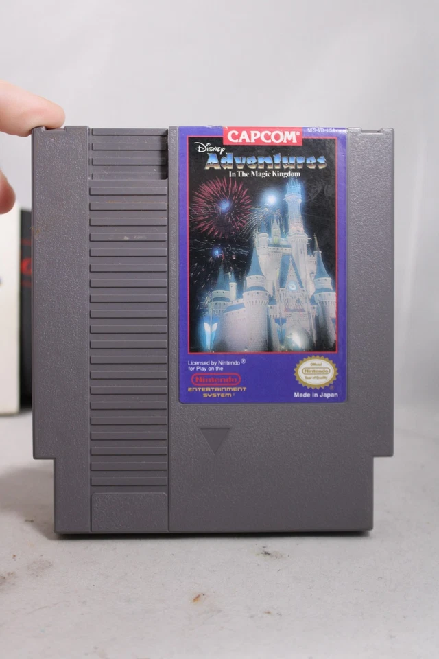 Disney Adventures in the Magic Kingdom Nintendo NES 1990 w Manual - Image 2 of 4