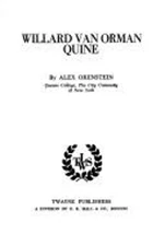 Willard Van Orman Quine Library Binding Alex Orenstein