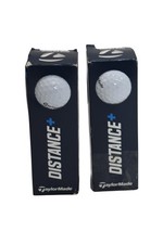 TaylorMade Distance White Golf Balls 6 Pack 2 Sleeves High Velocity Performance
