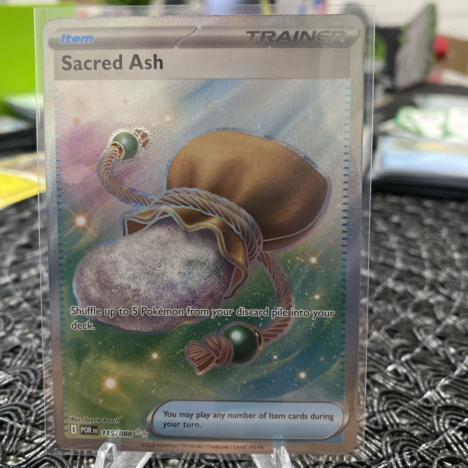 Sacred Ash Perfect Order 115/088 Full Art NM