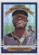 2019 Donruss Optic Diamond Kings Blue Pandora Prizm 65/99 Starling Marte #24 fm0