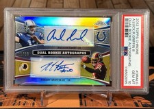Andrew Luck Robert Griffin III 2012 Topps Chrome Dual Auto /30 PSA 10 #DRA-LG RC