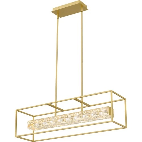 Quoizel PCDZ136 Dazzle 36"W Crystal Linear Chandelier - Chrome - Picture 11 of 12