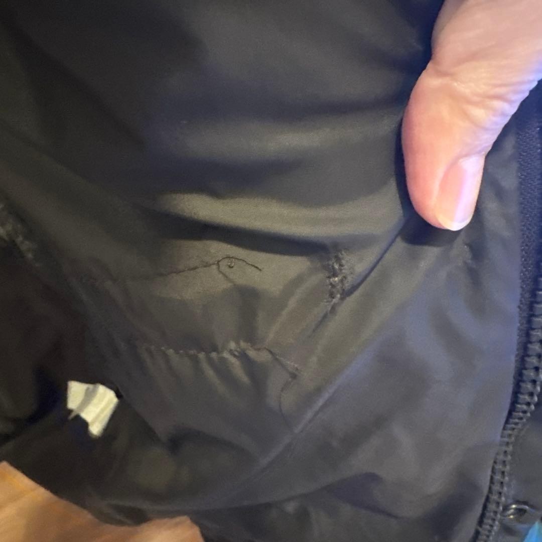 Dark Brown Schott Down Jacket, Size Large - image 13