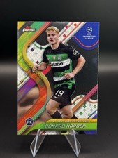 Conrad Harder 2024-25 Topps Finest UCC UEFA RC #18 CP RB Leipzig Rookie Card. rookie card picture