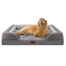 Extra Large Orthopedic Dog Bed 42x30 Waterproof Foam Couch with Washable Cover