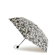 Vera Bradley Automatic Open/Close Mini Umbrella in Bubbly Flowers Black