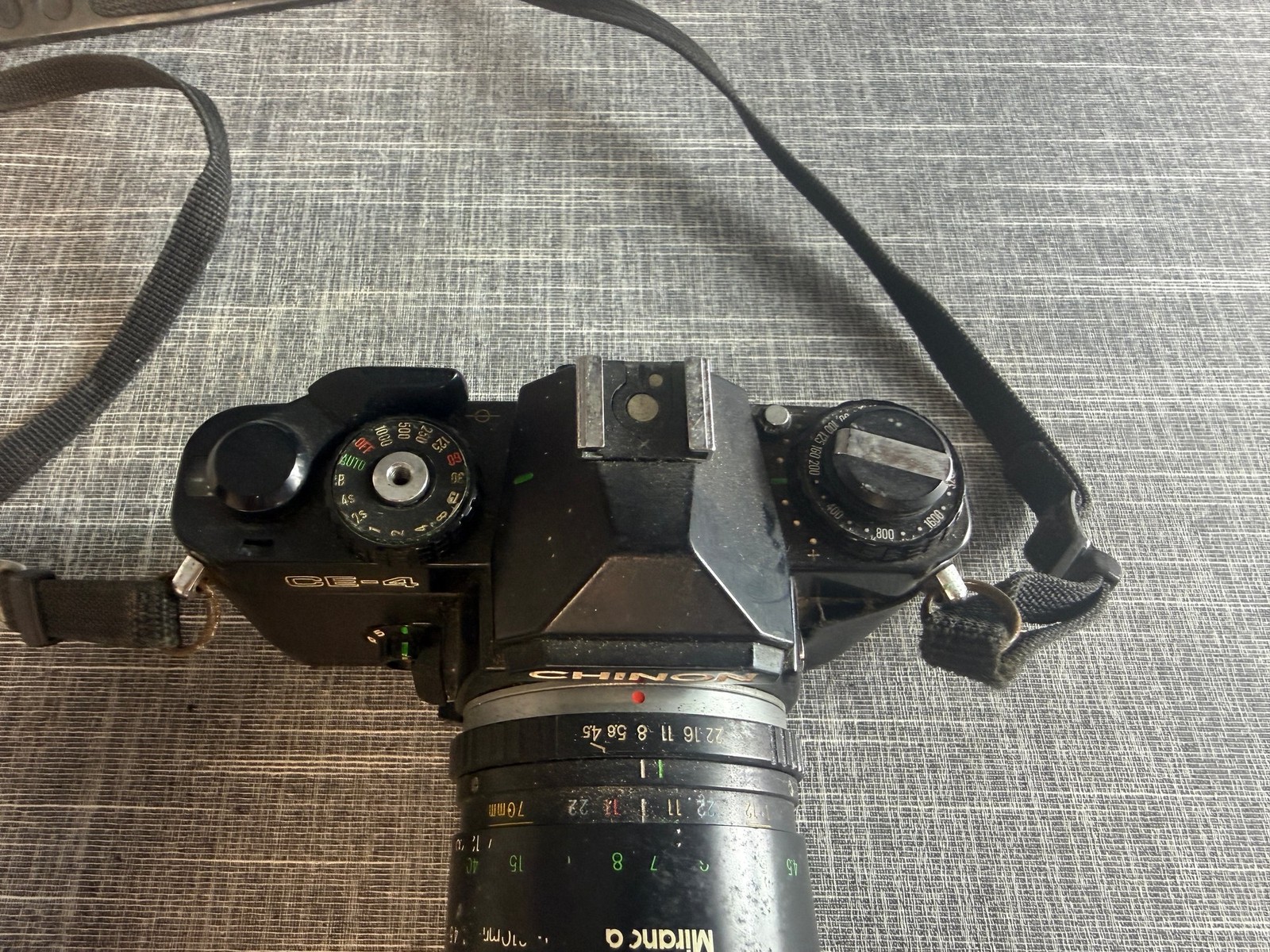 Chinon CE-4 SLR Film Camera with Miranda Lens 70-210mm Macro Untested image 5