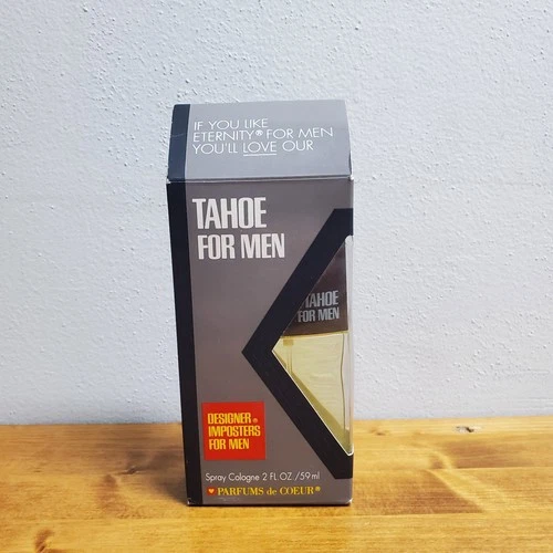 Vintage Tahoe for men Cologne Spray 2oz Men Parfums De Coeur with box