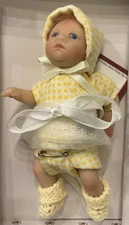 NEW Ashton Drake Miniature Vinyl Baby “Busy As A Bee"  W/Box & COA