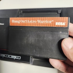 SEGA Master System Base ONLY With FREE Game - Tested Works - READ!