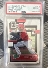 2022 Panini Donruss Optic - Rated Prospect Elly De La Cruz #RP-6 (RC)