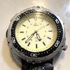RARE VINTAGE 1995 TIMEX INTREPID-MEN’S WATCH DIVER-STYLE INDIGLO ORIGINAL-Repair