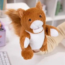 Squirrel 10 Inch Hand Puppets Stuffed Animal Plush Toys Kids Dolls Gifts