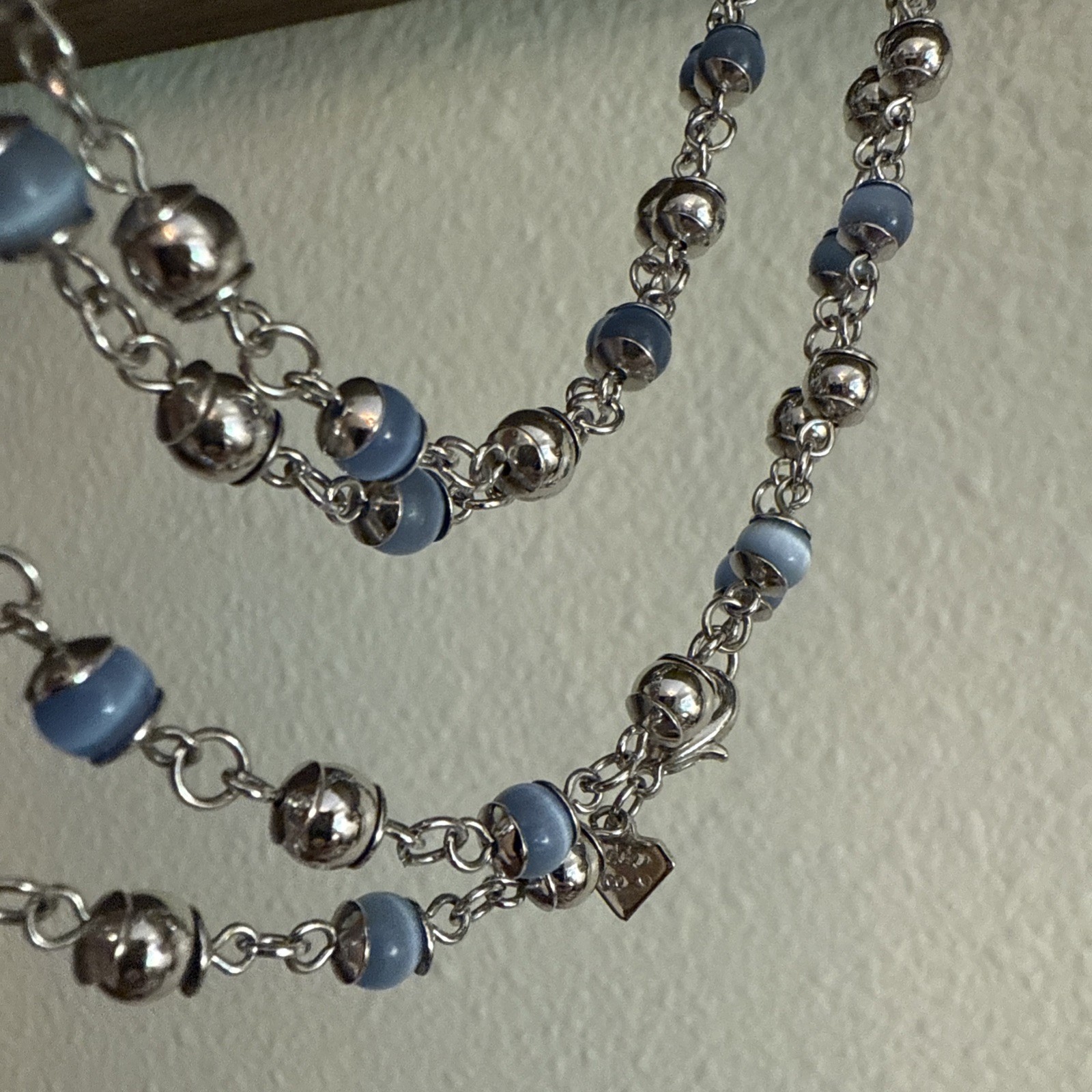 Cookie Lee  Abalone Shell & Silver Tone Bead Neck… - image 5