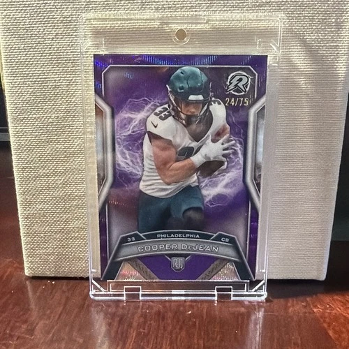 Topps 2024 Topps Resurgence Cooper DeJean RC #179 Eagles Purple Surge /75
