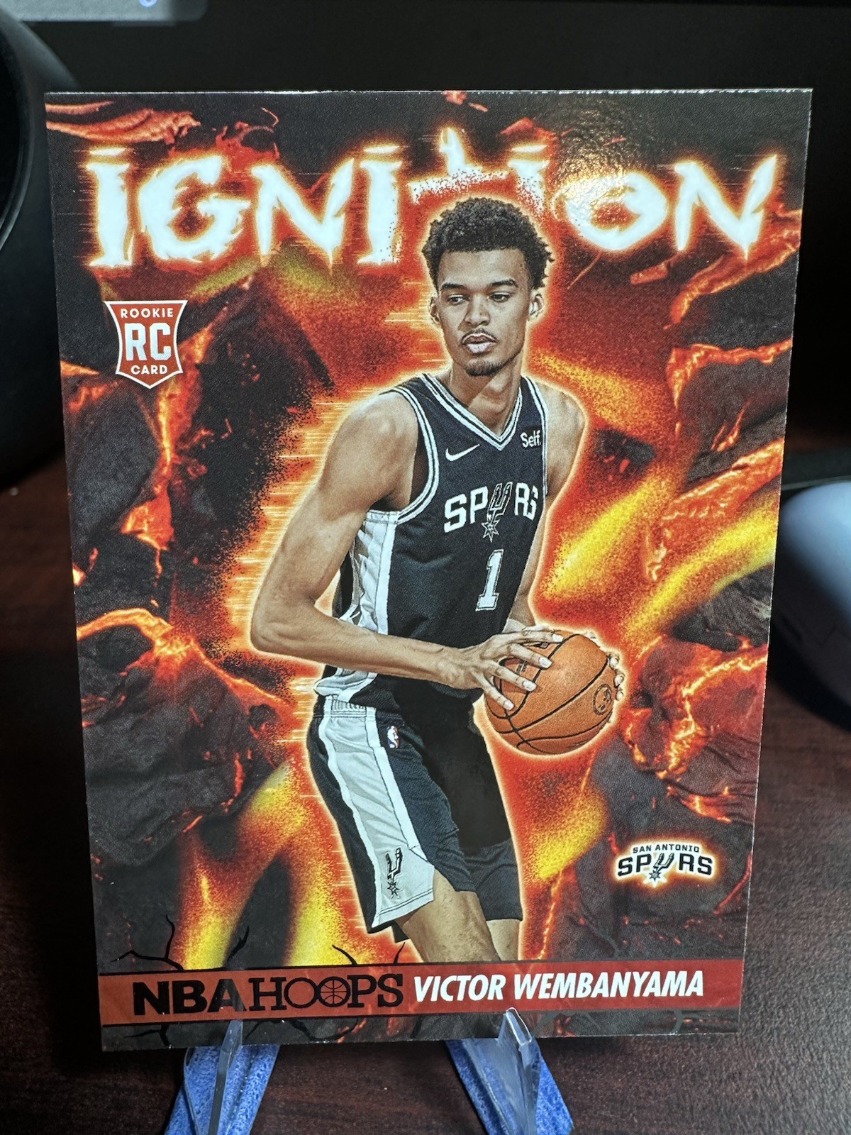 2023-24 Panini Hoops Victor Wembanyama #20 RC Rookie Ignition, Spurs ROYT