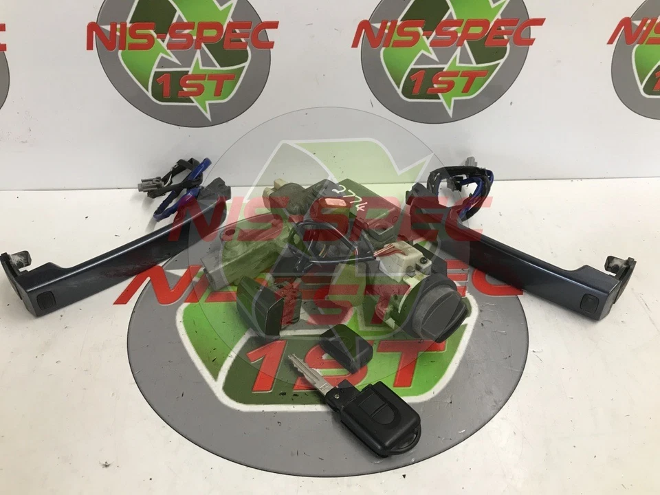 2009 Nissan Pathfinder ECU & Lockset Euro 4 Keyless 2007-2010 237104X01B - Image 4 of 4