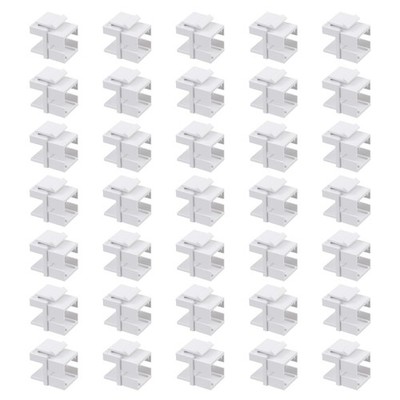 35 PCS Fiber Optic Coupler Keystone Jack Wall Plate Insert Duplex LC SC