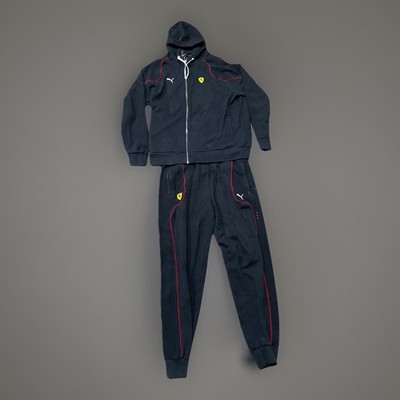Puma Ferrari Hoodie Jacket XL w/ Matching Pants L Set   