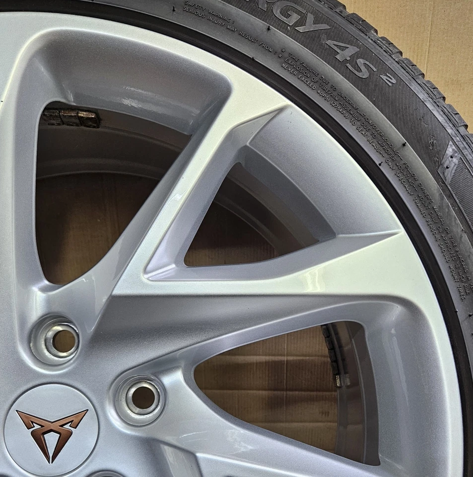 1 llanta de aluminio original Cupra Formentor 18 pulgadas 8x18 ET40 5FF601025C, 245/45 R18 5mm - Imagen 3 de 4