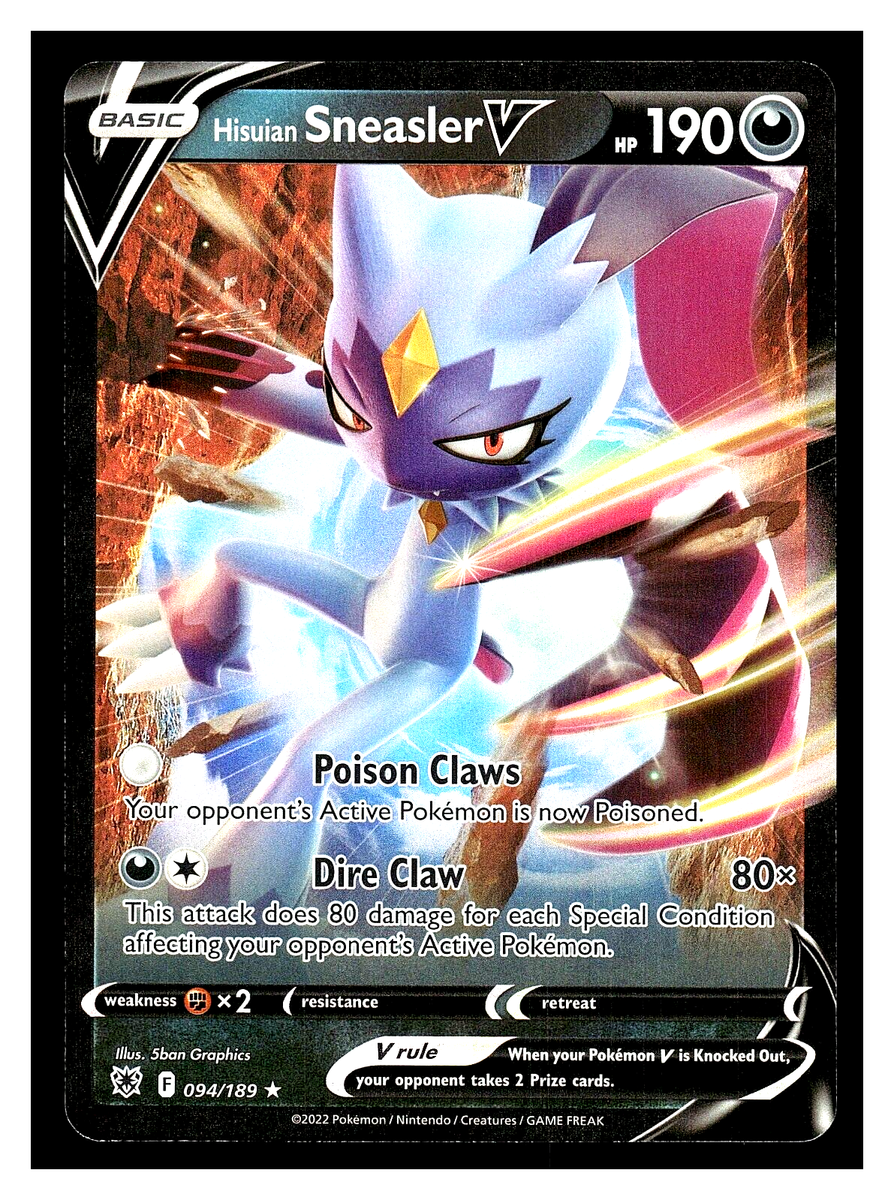 Hisuian Sneasler - Astral Radiance 093/189 - Reverse Holo - NM - Pokémon