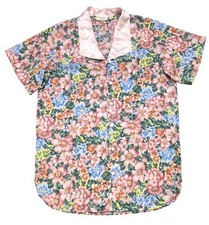 Vintage Victoria  s Secret Night Gown S Pink Floral Sleep Shirt Tunic Cottage