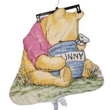 Vintage Classic Winnie the Pooh Nursery Wall Hanging Boy Girl Pooh in Honey Jug