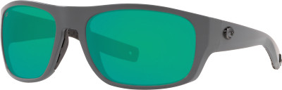 Costa Del Mar Tico Sonnenbrille 9036-13 Matt Grau Grün Spiegel 580P Polarisiert
