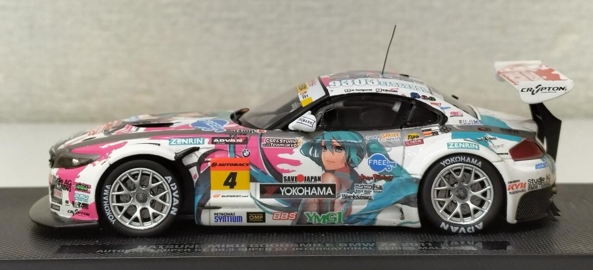 1/43 EBBRO Hatsune Miku Goodsmile BMW Z4 2011 Sepang First