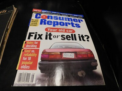 #ad Consumer Reports Magazine August 2000 Fix It or sell it. Honda Accord $7.98