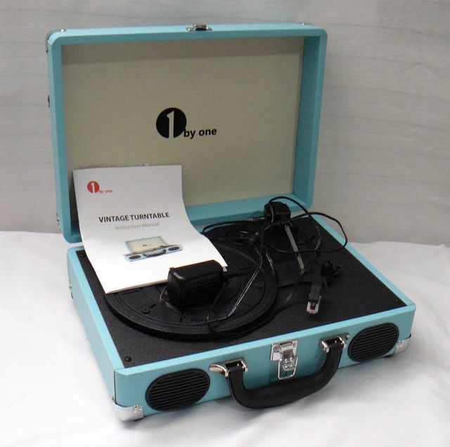 1byone portable turntable