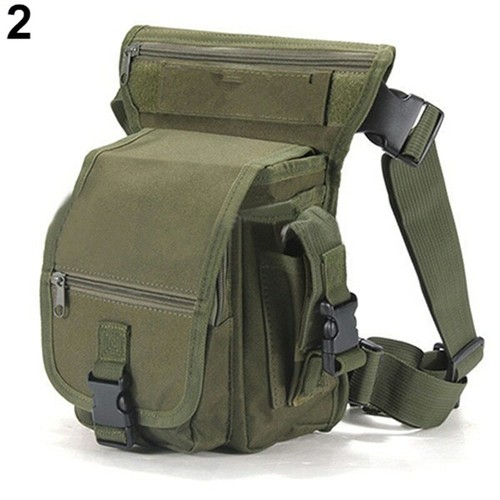 BOLSO TACTICO MILITAR para la Pierna Cintura Canguro Bolsa Mochila Riñonera - Imagen 3 de 10