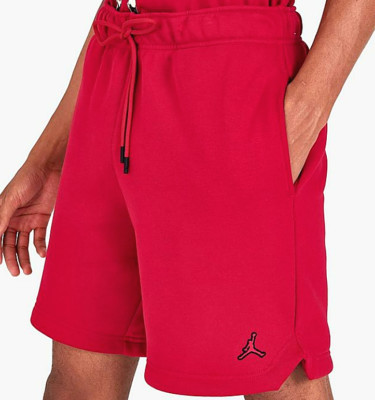 Jordan Essentials Fleece Shorts Men's Size Medium Red 