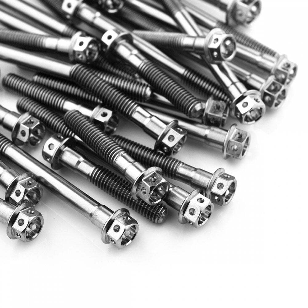 Kawasaki ZX6R 07-08 Titanium Race Spec Hex Head Engine Bolt Kit | eBay