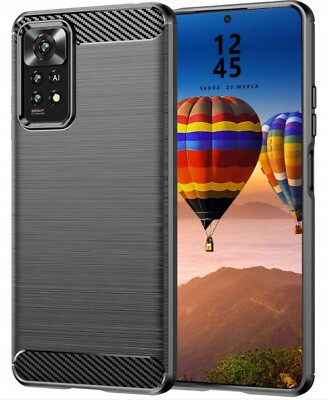 Für Xiaomi Redmi Note 11 Pro - Premium CARBON Case SchutzHülle Tasche Handy Etui