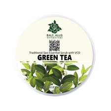 Bali Alus, Tradisional Spa Essential Scrub With VCO, 100g, Green Tea (Pack of 1)