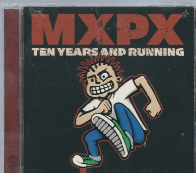 MxPx-Ten Years And Running CD 32-Page Book Christian Punk (Brand